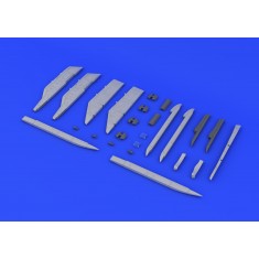 1/48 F-104 Pylons Set (8pcs) (Resin+PE+Decals)