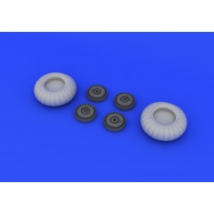1/48 Junkers Ju 88A Wheels Early for ICM kit (2 Wheels)