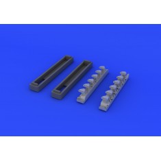 1/48 Messerschmitt Bf 109G Exhaust Stacks for Eduard kit (2 Sets) (Resin+PE)