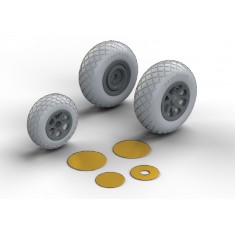 1/48 Lockheed P-38 Lightning Wheels Set for Academy kit