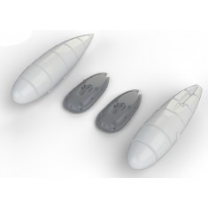 1/48 Messerschmitt Bf 109G External Fuel Tanks for Eduard kit