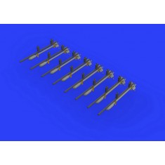 1/48 RP-3 60lb Rockets for Hawker Tempest Mk.V Brassin Set for Eduard kits