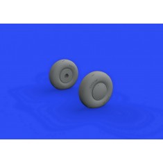 1/48 de Havilland DH.82 Tiger Moth Wheels set for Airfix kits