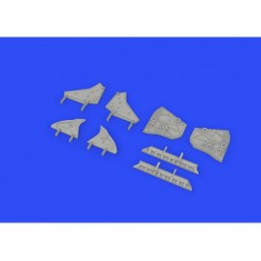 1/48 Mikoyan-Gurevich MiG-19 Wheel Well Doors Detail Set for Eduard/Trumpeter kits