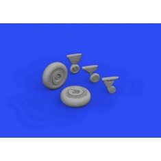 1/48 Grumman F4F-3 Wildcat Wheels Early for Eduard kits