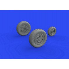 1/48 General Dynamics F-16C Fighting Falcon Wheels Late for Kinetic kits