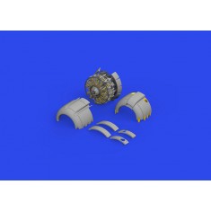 1/48 Nakajima A6M2-N Rufe Engine complete for Eduard kits