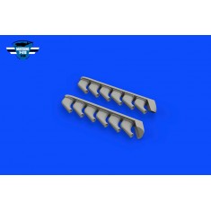 1/48 P-51B/C Mustang Exhaust Stacks for Eduard kits