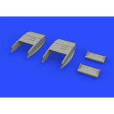 1/72 Spitfire Mk. VIII/IX/XVI Radiator Fairings Brassin set for Eduard kits