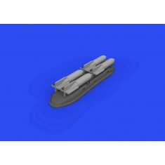 1/72 Avia S-199 4xETC 50 Rack w/Bombs for Eduard kits