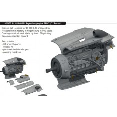 1/72 Messerschmitt Bf 109G-10 MTT Regensburg Engine for Eduard kits