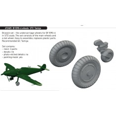 1/72 Bf 109G-6 Wheels for Tamiya kits