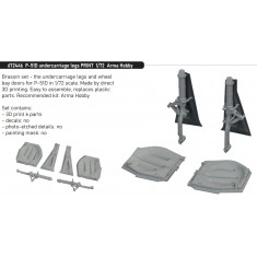 1/72 P-51D Mustang Undercarriage Legs for Arma Hobby kits
