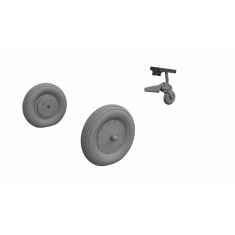 1/72 Junkers Ju 52 Wheels for Airfix Kit