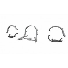 1/72 Junkers Ju 52 Exhausts for Airfix Kit (3D Printed)