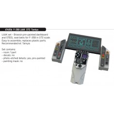 1/72 F-35B Lightning II Dashboard and Seatbelts for Tamiya kits