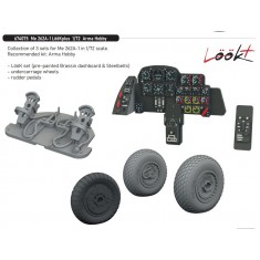 1/72 Messerschmitt Me 262A-1 Schwalbe Jet Fighter Detail Set for Arma Hobby Kit