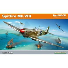 1/72 WWII British Fighter Aircraft Spitfire Mk.VIII [Profipack]