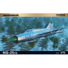 1/72 Soviet Mikoyan-Gurevich MiG-21BIS Jet Plane [ProfiPACK]