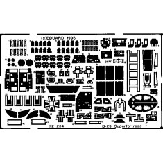Photoetch for 1/72 Boeing B-29A for Academy kit