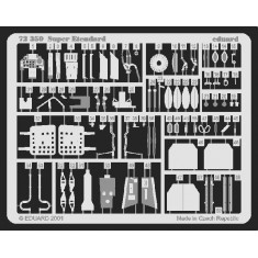 Photoetch for 1/72 Super Etendard for Academy kit