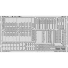 1/72 Heinkel He 111P-2 Bomb Bay for Airfix kit (1 Photo-Etched Sheet) 