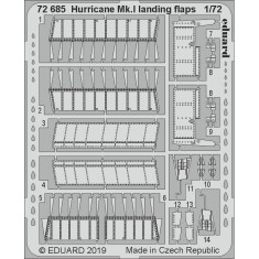 1/72 Hawker Hurricane Mk.I Landing Flaps Detail Set (PE Sheets) for Arma Hobby kits