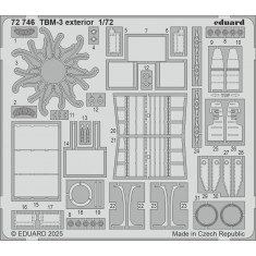 1/72 TBM-3 Avenger Exterior Photo-etched set for Hobby Boss kits
