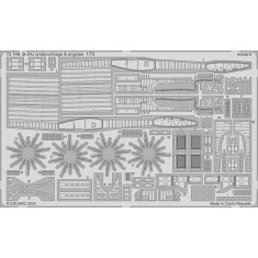1/72 B-24J Liberator Undercarriage and Engines Details (PE) for Hasegawa kits