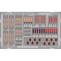 Colour Photoetch for 1/72 WWI German Seatbelts 