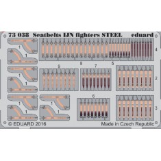 1/72 IJN Fighters Seatbelts (Steel, 1 Photo-Etched Sheet)