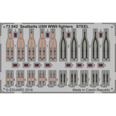 1/72 WWII USN Fighters Seatbelts (Steel, 1 Photo-Etched Sheet)