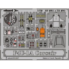 Colour Photoetch for 1/72 Vought F4U-1A Corsair for Tamiya kit