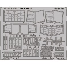 Colour Photoetch for 1/72 De Havilland DH-100 F.Mk.6 for Amodel kit