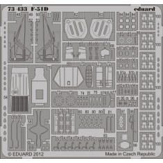 1/72 North American F-51D Mustang Detail Set Vol.1 for Italeri kit