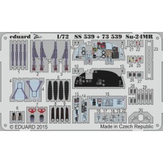 1/72 Sukhoi Su-24MR Detail Set for Trumpeter kit #01672 (2 PE sheets) 