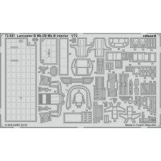 1/72 Avro Lancaster B Mk.I/B Mk.III Interior Detail set for Airfix kits