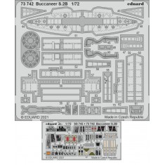 1/72 Blackburn Buccaneer S.2B Photo-etched set for Airfix kits