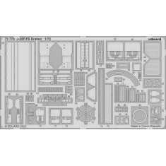 1/72 Saab J-35F/FS Draken Detail set for Hasegawa/Hobby 2000 kits