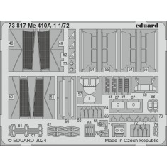 1/72 Messerschmitt Me 410A-1 Photo-etched set for Airfix kits