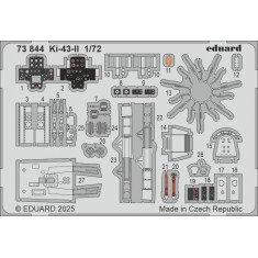 1/72 Ki-43-II Detail Parts (PE set) for Arma Hobby kits