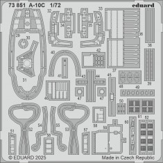 1/72 A-10C Thunderbolt II PE set for Great Wall Hobby kits
