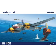 1/72 WWII German Messerschmitt Bf 110E Twin-engine Heavy Fighter [Weekend Edition]