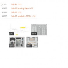 1/32 Yakovlev Yak-9T Super Detail Set for ICM kits