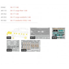 1/48 Mil Mi-17 Super Detail Set for AMK kits
