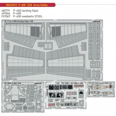 1/48 P-400 PE Super Detail Parts for Arma Hobby kits