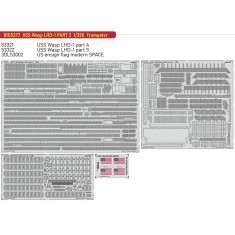1/350 USS Wasp LHD-1 Part 20 PE Super Detail Set for Trumpeter kits
