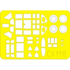 1/72 Nakajima J1N Gekko/Irving Paint Mask for Fujimi kit