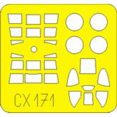 1/72 Vought F4U-1 Corsair Birdcage Paint Mask for Tamiya kit