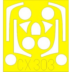 1/72 T-33 Paint Mask for Platz kit